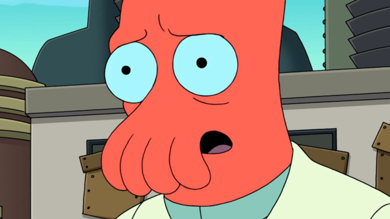 Zoidberg looks worried