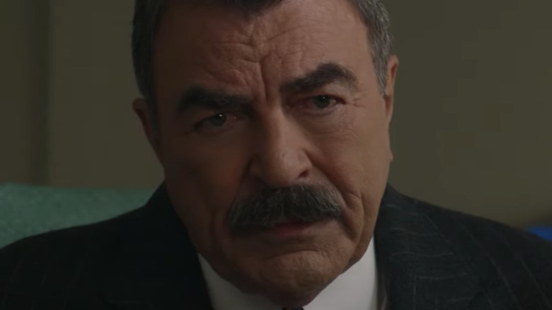 Tom Selleck looking ahead in Blue Bloods