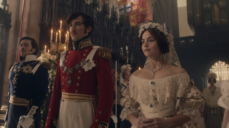 Victoria and Albert at their wedding in 