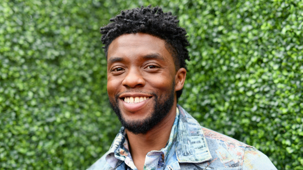 Chadwick Boseman happy smile