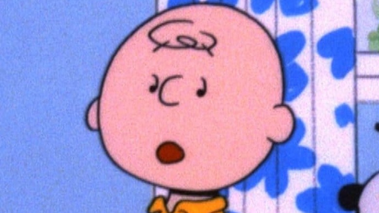 Charlie Brown in shock