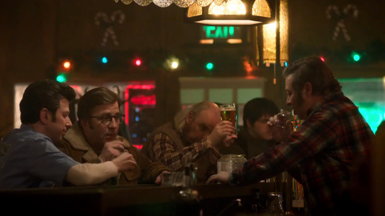 Ralphie drinks with his friends