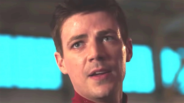 Barry Allen looking concerned