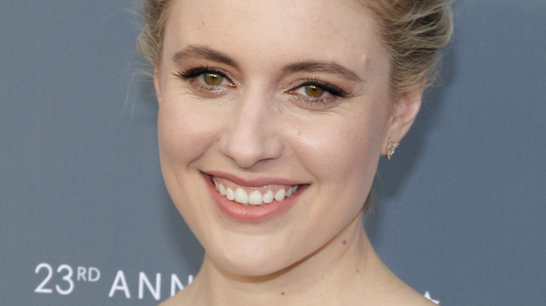 Greta Gerwig smiling