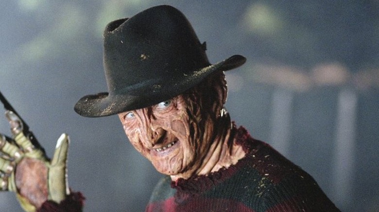 Freddy Krueger grins evilly