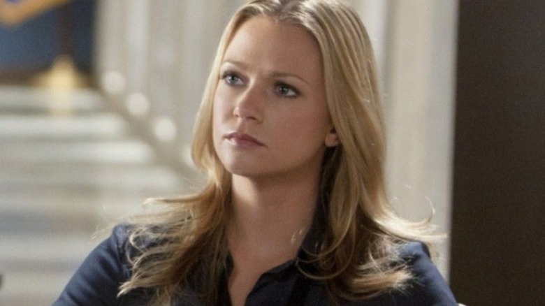 Jennifer Jareau staring intently