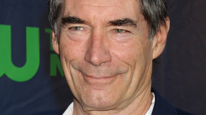 Timothy Dalton smiling