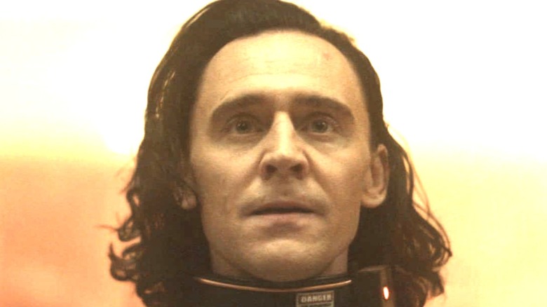 Tom Hiddleston looking defiant