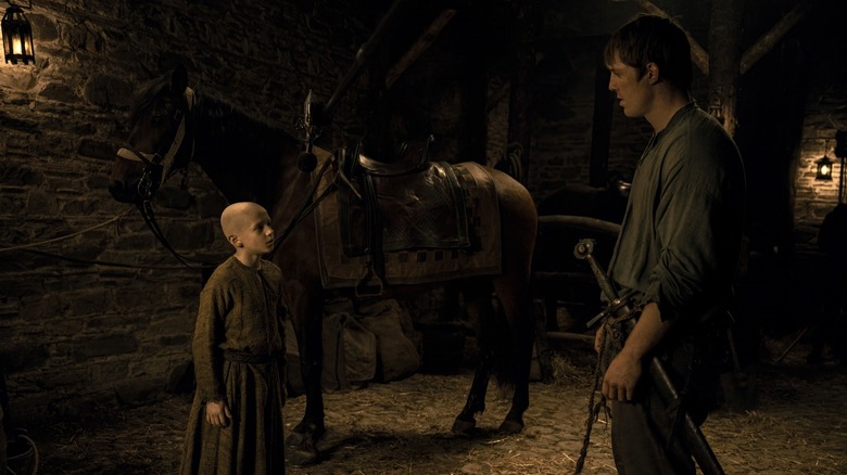 Dunk and Egg meeting in the stable in A Knight of the Seven Kingdoms (2026)