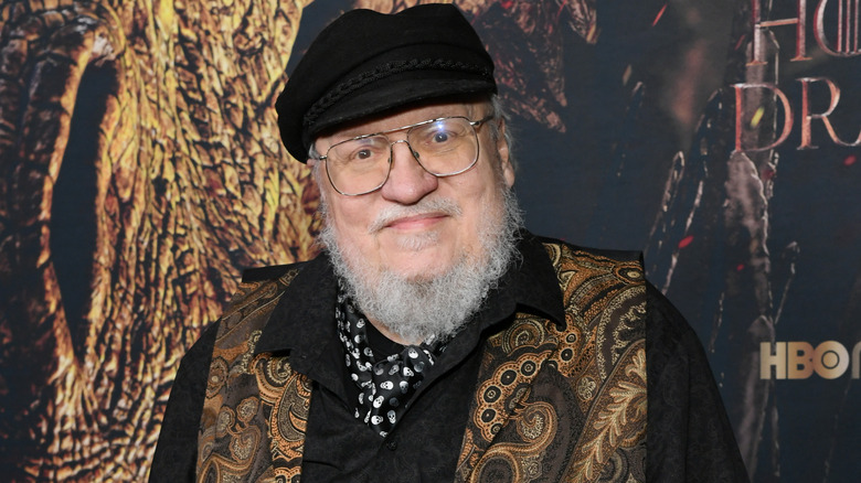 George R.R. Martin attends event 