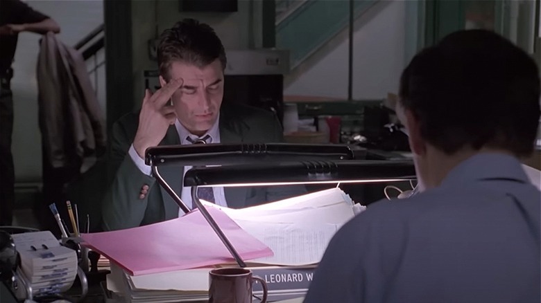 Mike Logan and Lennie Briscoe at work