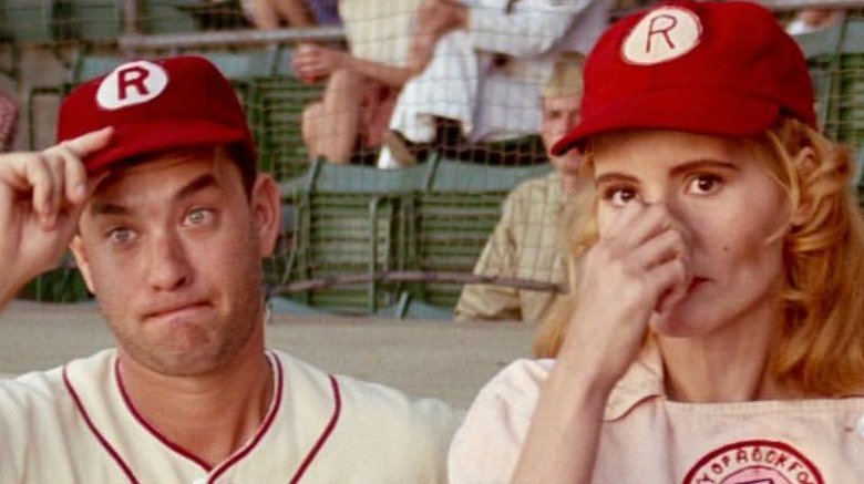 A League of Their Own Geena Davis Tom Hanks