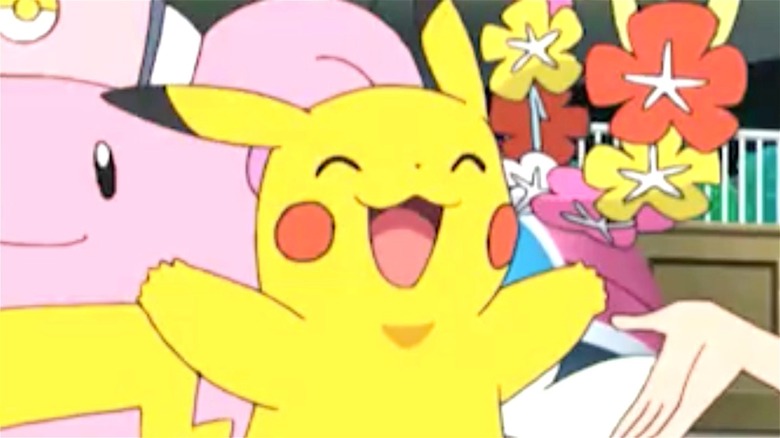 Pikachu in the Pokemon TV series