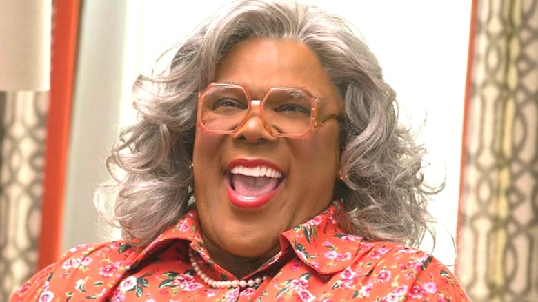 Tyler Perry as Madea laughing