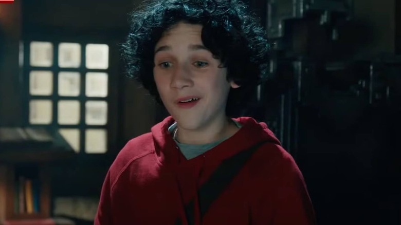 Henry smirking in A Minecraft Movie