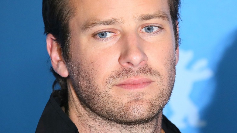 Armie Hammer looks deep in thought
