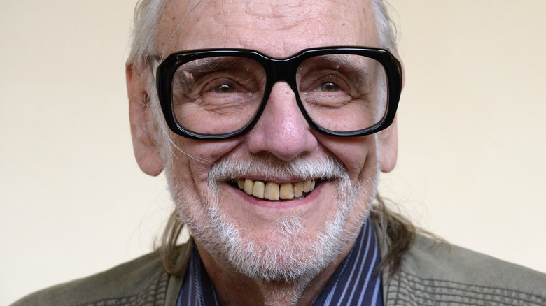 George Romero smiling