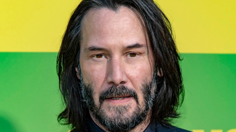 Keanu Reeves green and yellow