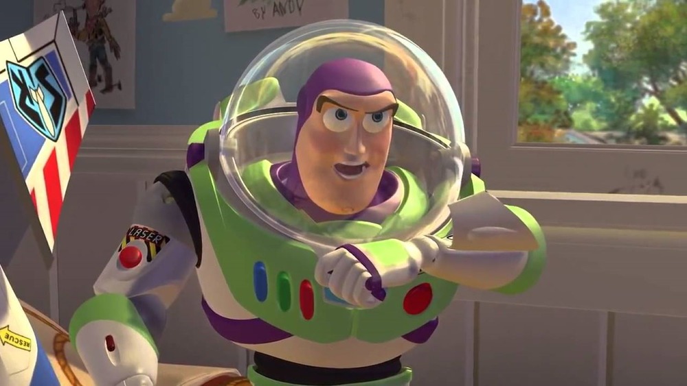 Buzz Lightyear contacting Star Command