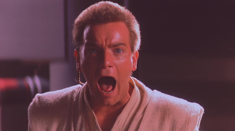 Obi-Wan screaming