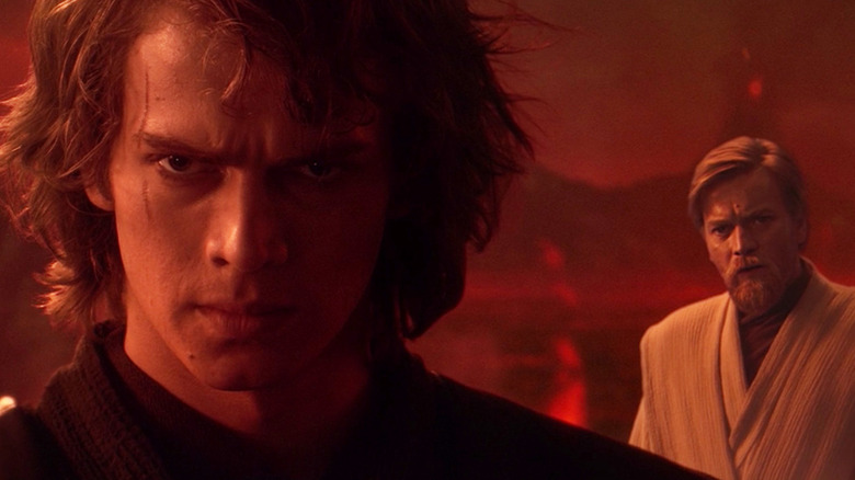 Anakin and Obi-Wan on Mustafar