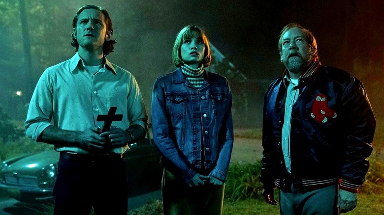 Ben, Susan, and Mark standing outside in Salem's Lot