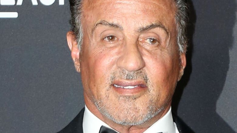 Sylvester Stallone smiling