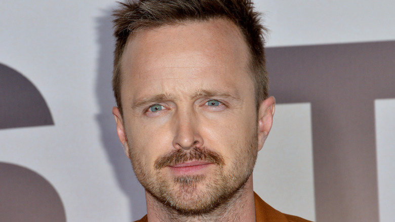 Aaron Paul staring