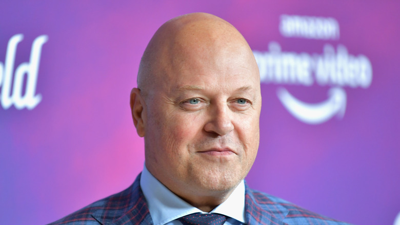 Michael Chiklis looks on red carpet