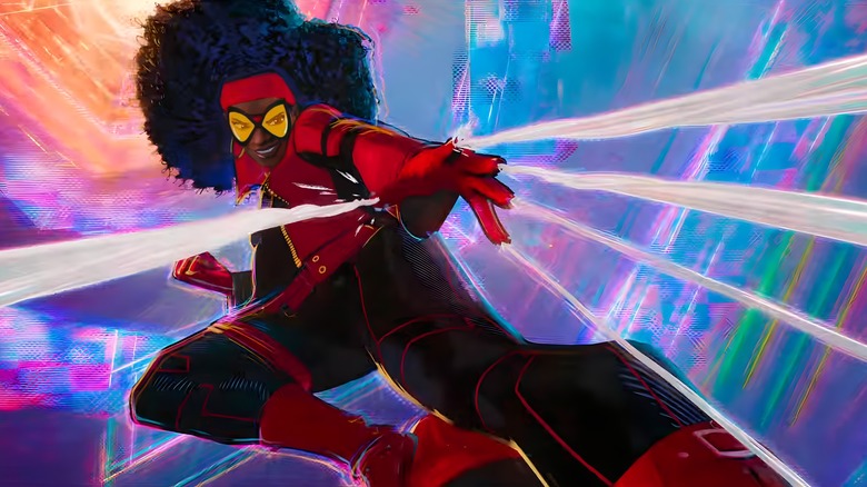 Jessica Drew shooting web