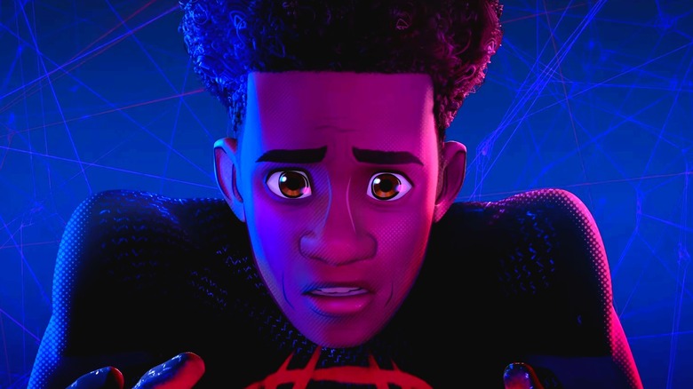 Miles Morales looking worried