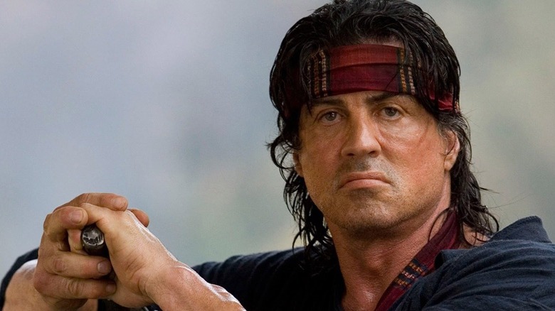 Rambo on a canoe