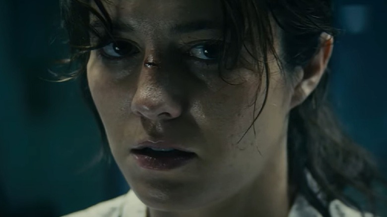 Kate glaring