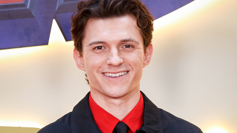 Tom Holland smiling