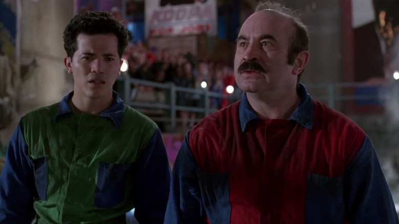 John Leguizamo and Bob Hoskins in Super Mario Bros.
