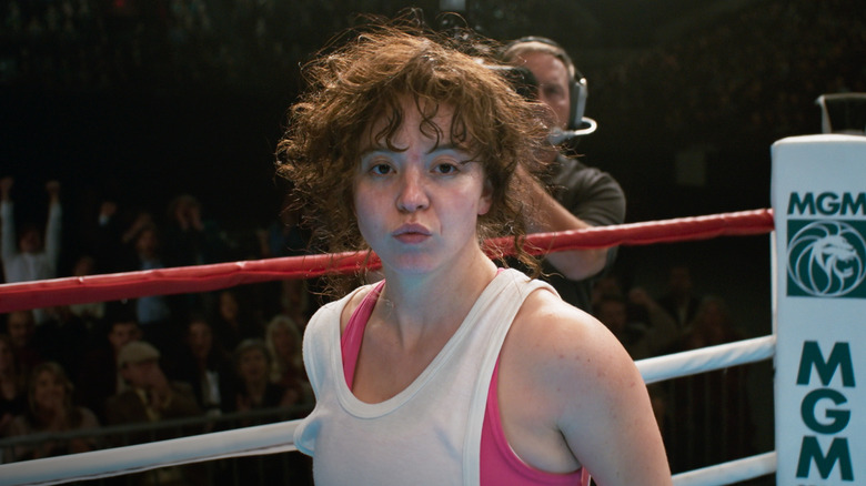 Christy fighting in the boxing ring in "Christy."