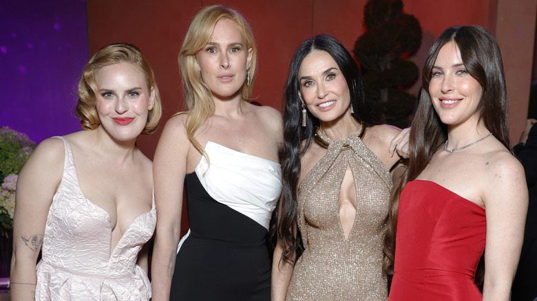 Tallulah Willis, Rumer Willis, Demi Moore, and Scout Willis