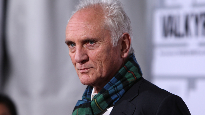 Terence Stamp on the red carpet in 2008