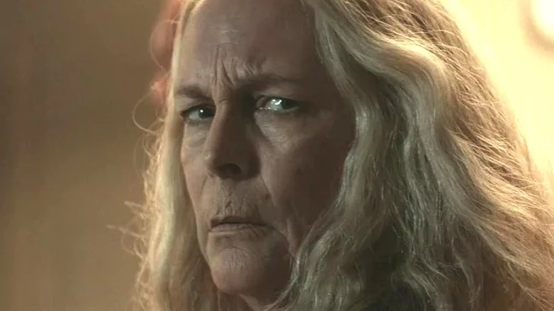 Laurie Strode stares