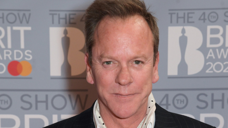 Kiefer Sutherland smiles for the camera