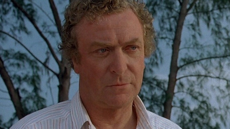 Michael Caine as Hoagie in Jaws: The Revenge