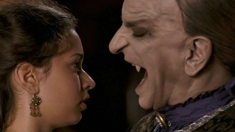 Sir Ben Kingsley baring teeth in Bloodrayne