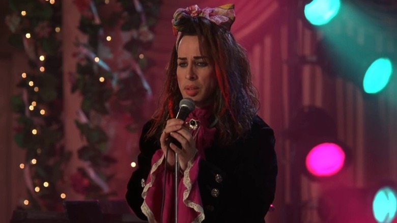 George singing in "The Wedding Singer" (1998)