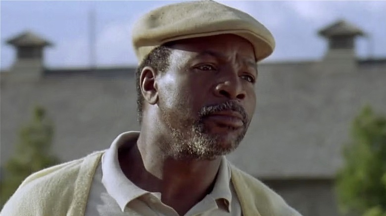 Chubbs Peterson looks concerned in 