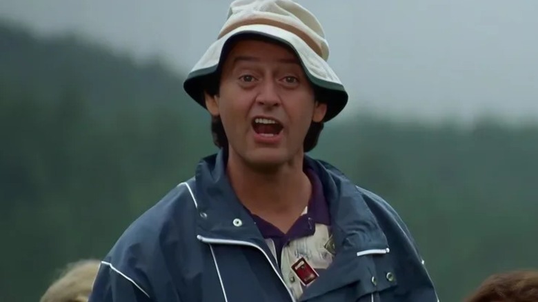 Donald wears a fishing hat in "Happy Gilmore" (1996)