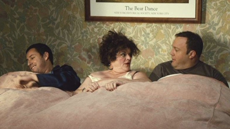 Chuck and Larry in bed with Teresa in "I Now Pronounce You Chuck and Larry" (2007)