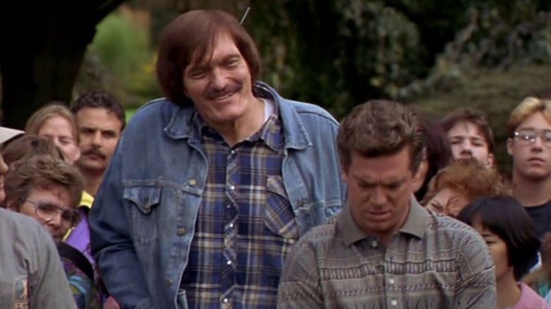 Mr. Larson intimidating Shooter in "Happy Gilmore" (1996)