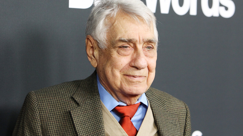 Philip Baker Hall looks at the camera