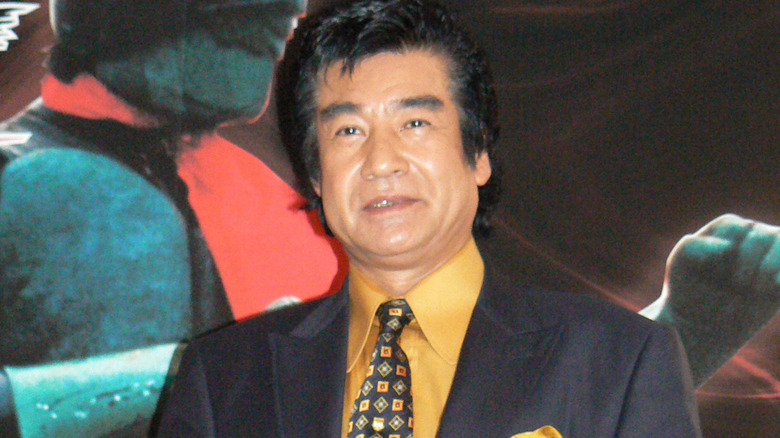 Hiroshi Fujioka at Kamen Rider event