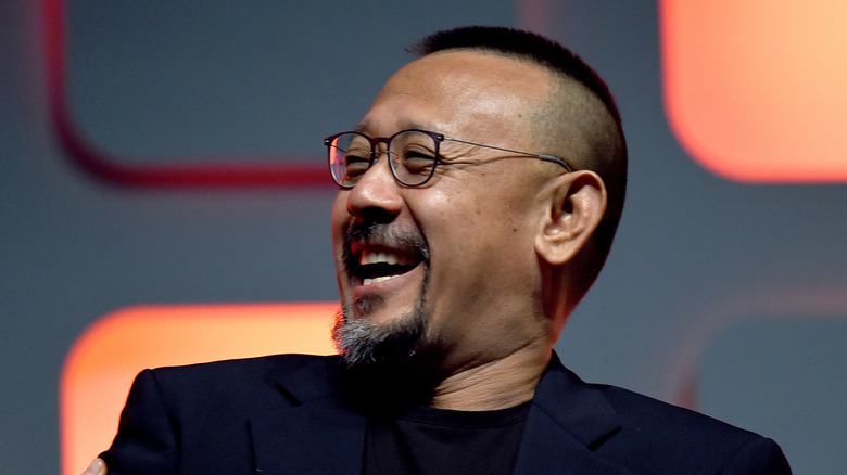 Jiang Wen smiling